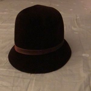Antique velvet hat